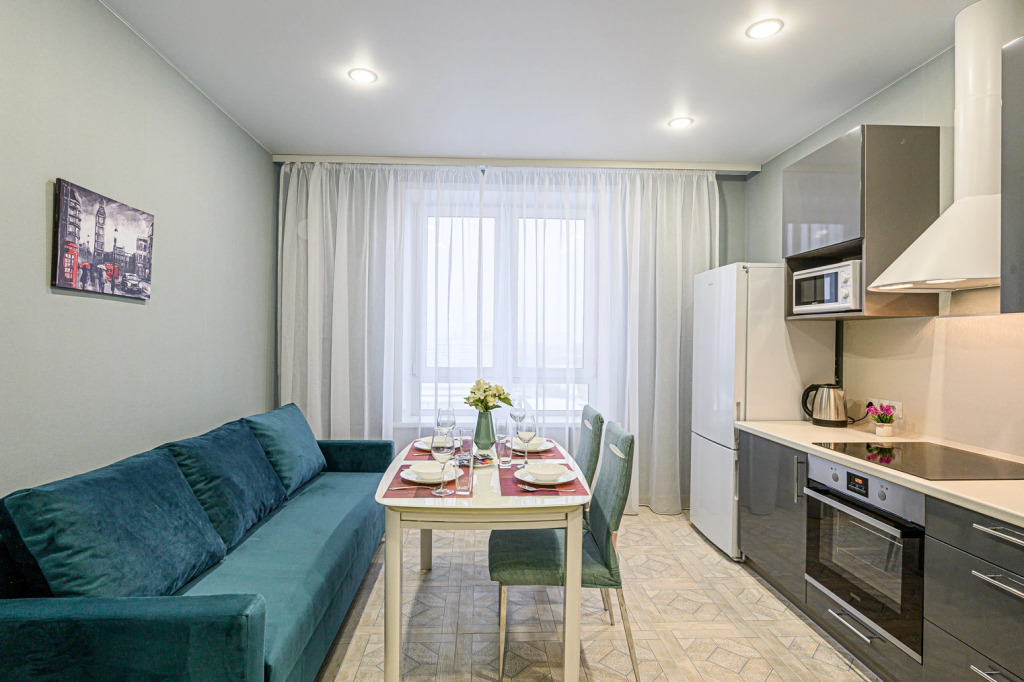 Фотография квартиры Апартаменты двухкомнатные Stepanenkov на Покатной 55а на 12 этаже