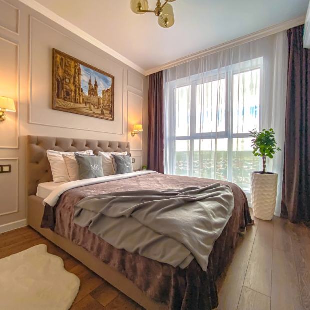 Фотографии квартиры 
            Апартаменты ЖК Романов с балконом и красивым видом