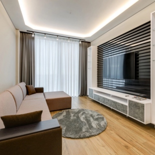 Фотография квартиры 38 этаж, стильные апартаменты с приватным парком