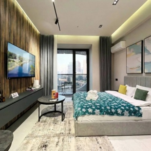 Фотография квартиры Апартаменты Современная Стильная Студия с Видом на Tashkent City