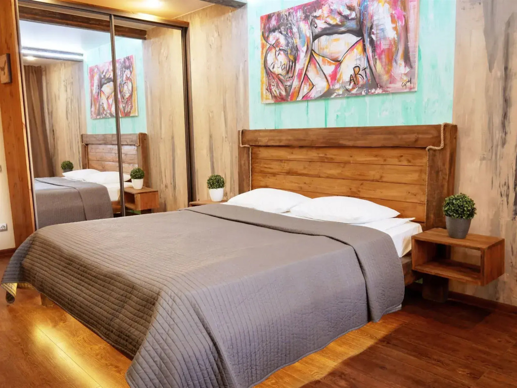 Фотография квартиры Апартаменты Двухкомнатный лофт на Профсоюзной