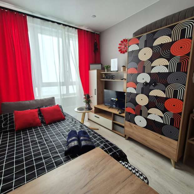 Фотографии квартиры 
            Апартаменты Яркие рядом с Мытищинской Больницей