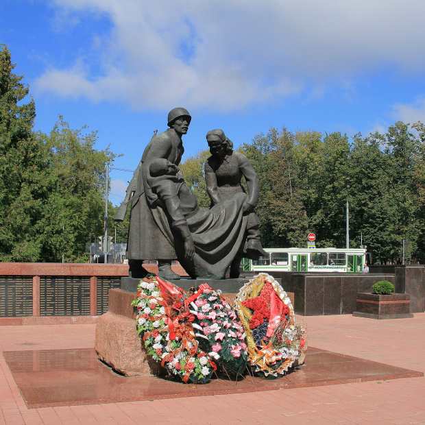 Фотография достопримечательности Мемориал памяти воинов, погибших при защите и освобождении Клина в 1941 году