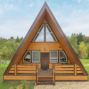 Фотография Коттеджа Частный дом Семейный афрейм с баней и бассейном у реки