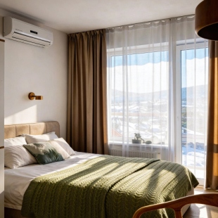 Фотография квартиры Квартира Уютная студия с видом на горы