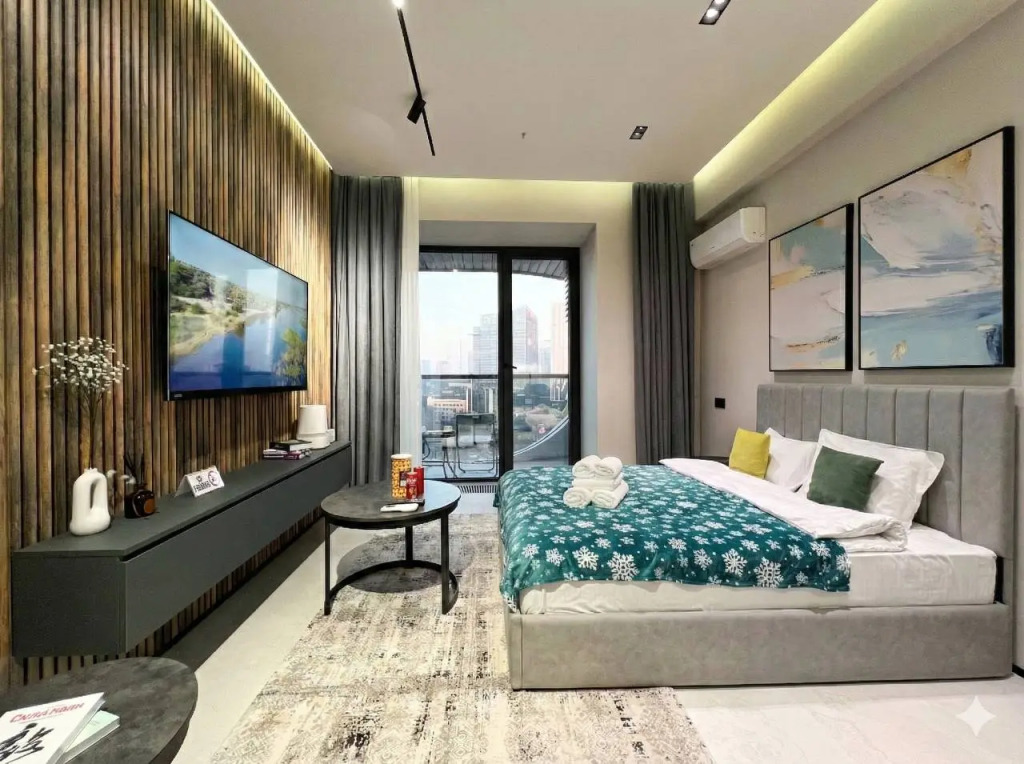 Фотография квартиры Апартаменты Современная Стильная Студия с Видом на Tashkent City