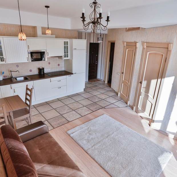 Фотографии квартиры 
            Апартаменты Романовские с видом на горы в Красной поляне