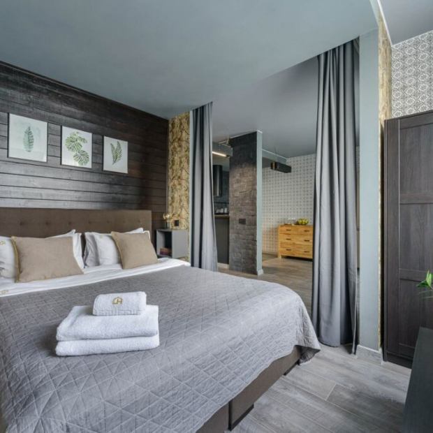 Фотографии квартиры
Апартаменты 1-комнатные HomeApart П. Мстиславца, 6