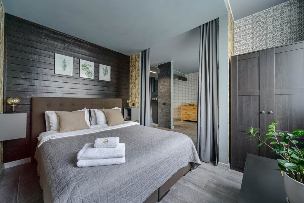 Фотография квартиры Апартаменты 1-комнатные HomeApart П. Мстиславца, 6