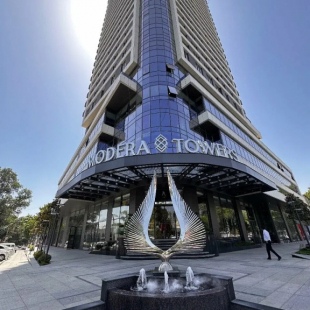 Фотография квартиры Апартаменты Уютная дизайнерская студия на 16 этаже в ЖК Modera Towers