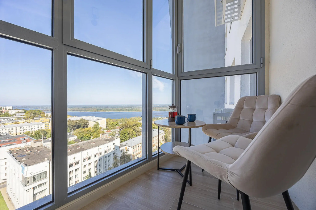 Фотография квартиры Апартаменты с панорамным видом  iZi Apart в самом центре Нижнего Новгорода