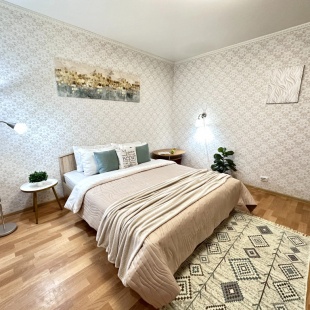 Фотография квартиры Апартаменты с большой кухней и балконом