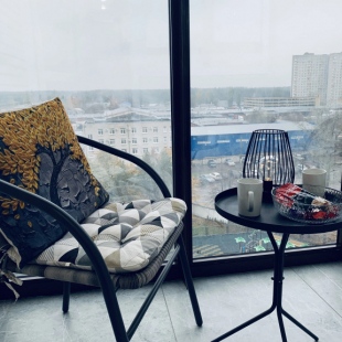 Фотография квартиры Квартира Уютная студия с панорамными окнами