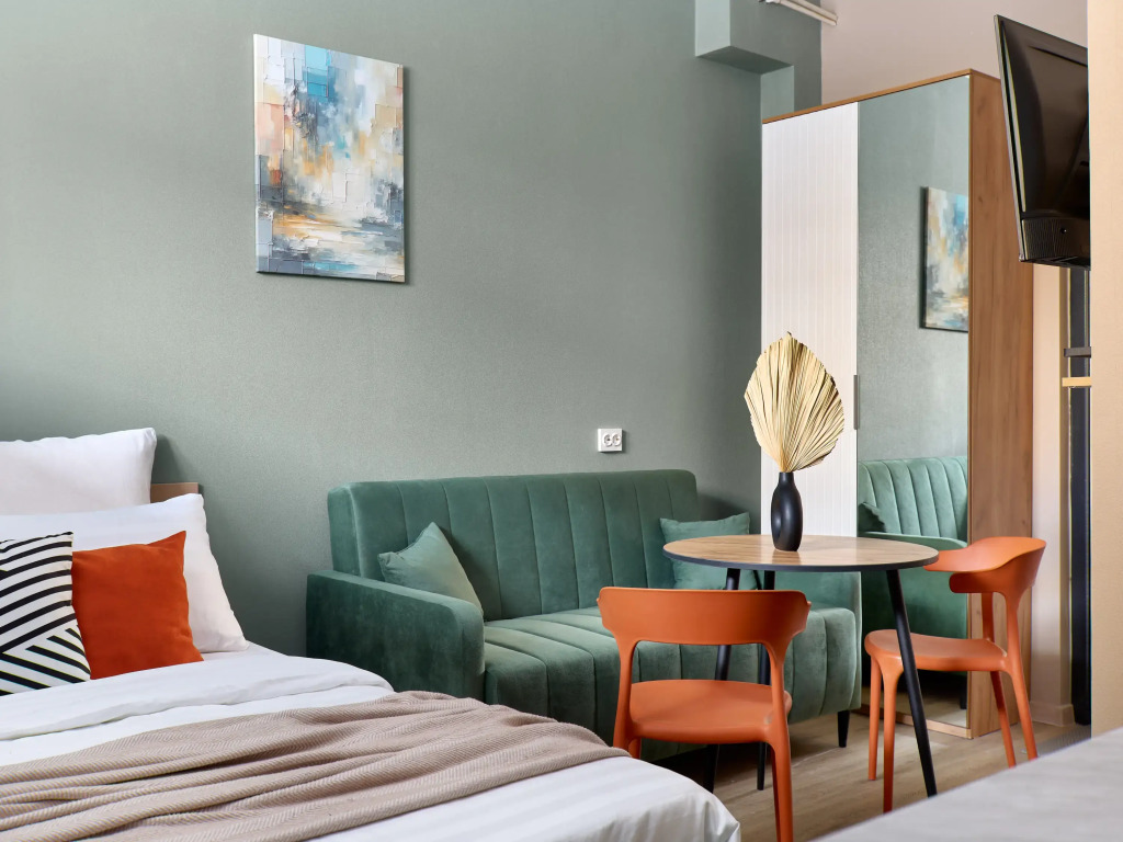 Фотография квартиры Апартаменты Vizit с новым дизайнерским ремонтом. Студия 2