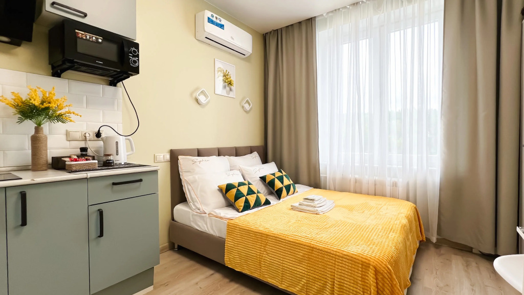 Фотография квартиры Апартаменты в зеленых тонах