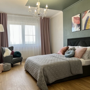 Фотография квартиры Апартаменты UzorApart Стильная квартира, лучший панорамный вид с открытого балкона