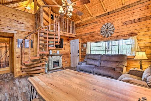 Фотографии гостевого дома 
            Authentic Log Cabin with Fire Pit, Pond, and More!