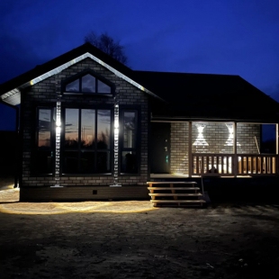 Фотография Коттеджа Дом с панорамными окнами