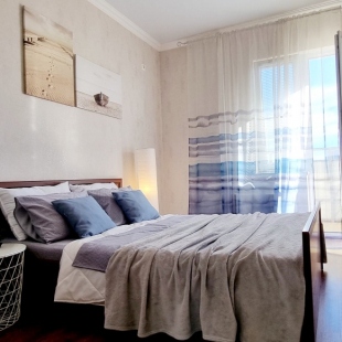 Фотография квартиры Апартаменты в южном районе с видом на город пляж рядом