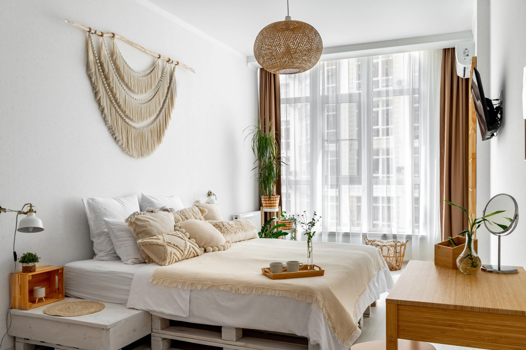 Фотография квартиры Апартаменты Дизайнерские Апартаменты в Стиле Бохо от Home Group apartments