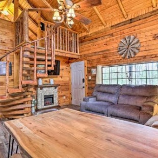 Фотография гостевого дома Authentic Log Cabin with Fire Pit, Pond, and More!