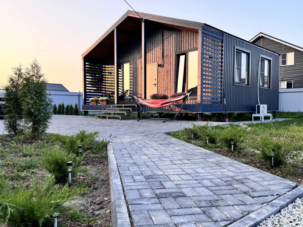 Фотография Коттеджа Частный дом Уютный дом в стиле барнхаус, с сауной, недалеко от реки