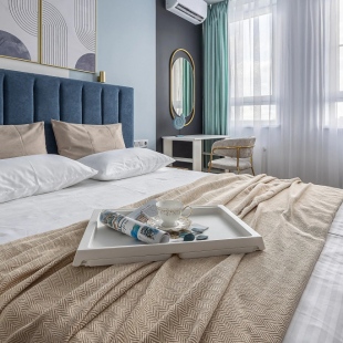 Фотография квартиры Апартаменты Дизайнерские с кухней гостиной