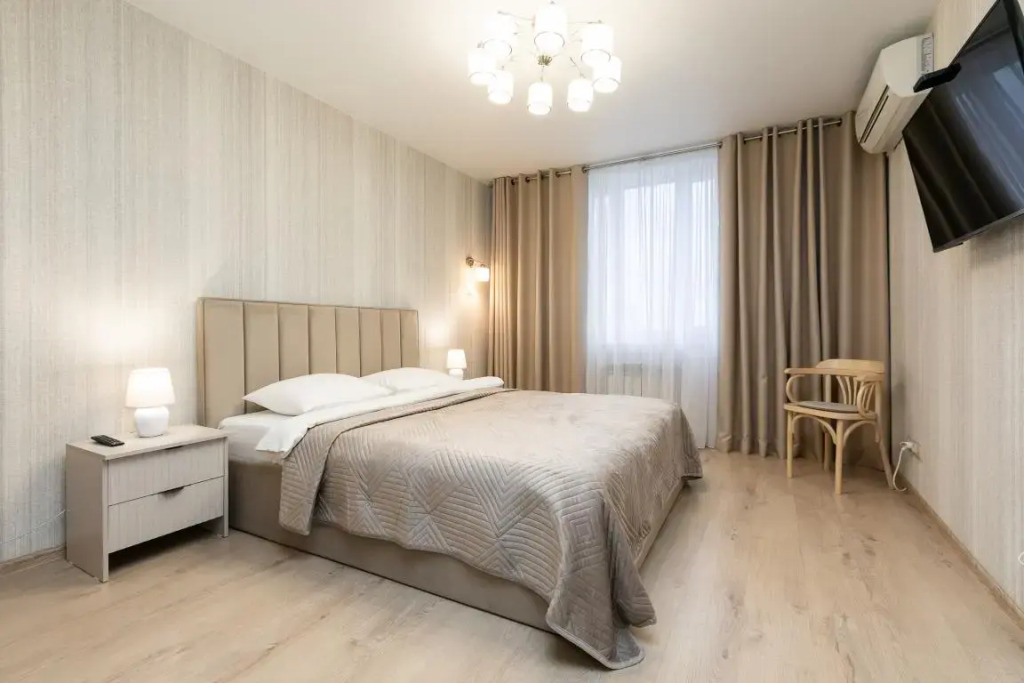 Фотография квартиры Апартаменты Светлая 1-к квартира возле ЖД вокзала