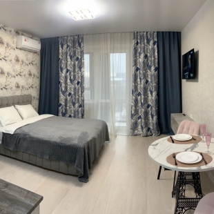 Фотография квартиры Квартира Большая красивая студия с видом на Обь у метро в ЖК Инские холмы