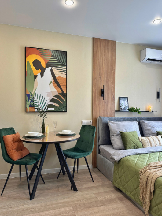 Фотографии квартиры 
            Апартаменты ЖК Летний с Уютным Балконом