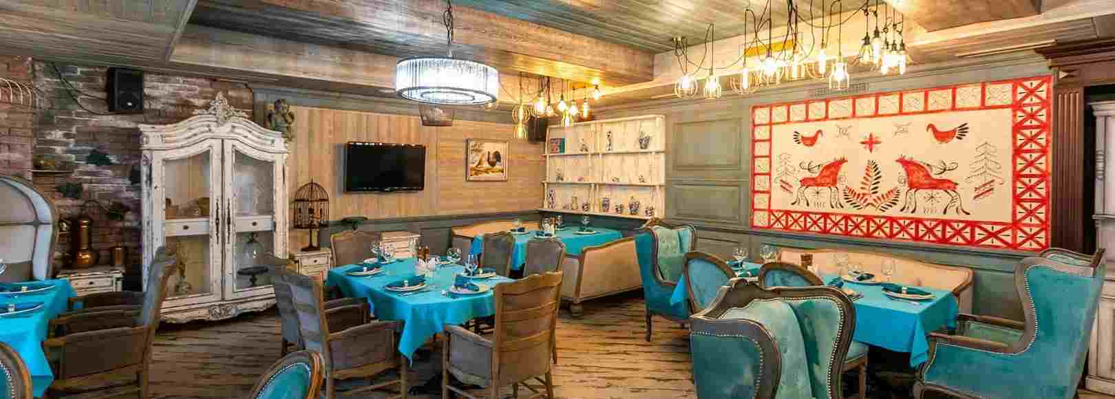 Фотография банкетного зала Банкетный зал ресторана Клюква