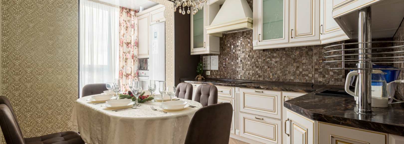 Фотография квартиры Роскошная 3-к с шикарным ВИДОМ на ЗАЛИВ от RentAp