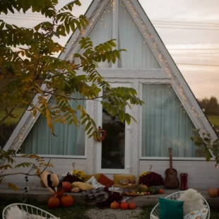 Фотография Коттеджа Частный дом Уютный домик A-Frame 2