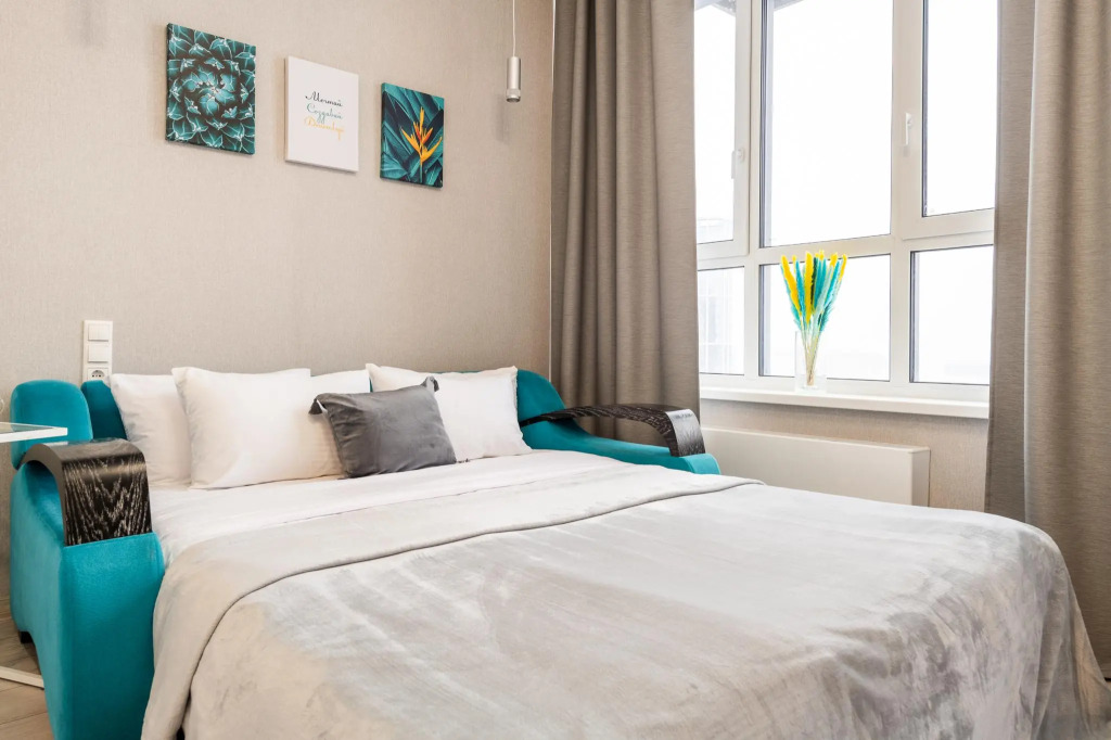 Фотография квартиры Sunmarine apartments (Санмарин апартментс) на улице Мосфильмовская