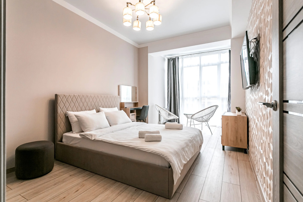 Фотография квартиры Апартаменты Жасмин Ирины Савельевой - С лаундж-зоной - У входа в парк - Самозаселение 24*7