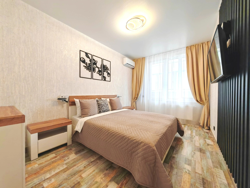 Фотография квартиры Апартаменты UzorApart Новая комфортная евродвушка в центре недалеко от набережной