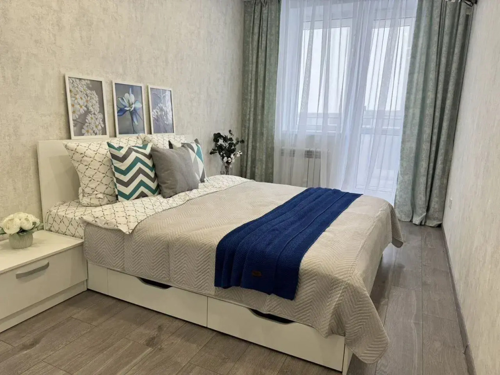 Фотография квартиры Квартира 2-x кoмнaтная с евpорeмoнтoм в тихoм cпaльном paйoнe «Pодникoвая Долинa»