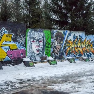 Фотография достопримечательности Легальная стена для граффити