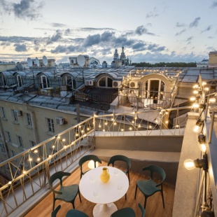 Фотография квартиры Апартаменты двухуровневые Benua 170 кв.м с Тремя Террасами Напротив Русского Музея