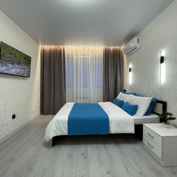 Фотографии квартиры 
            Апартаменты Сутки Уфа на Пархоменко 151/2-260