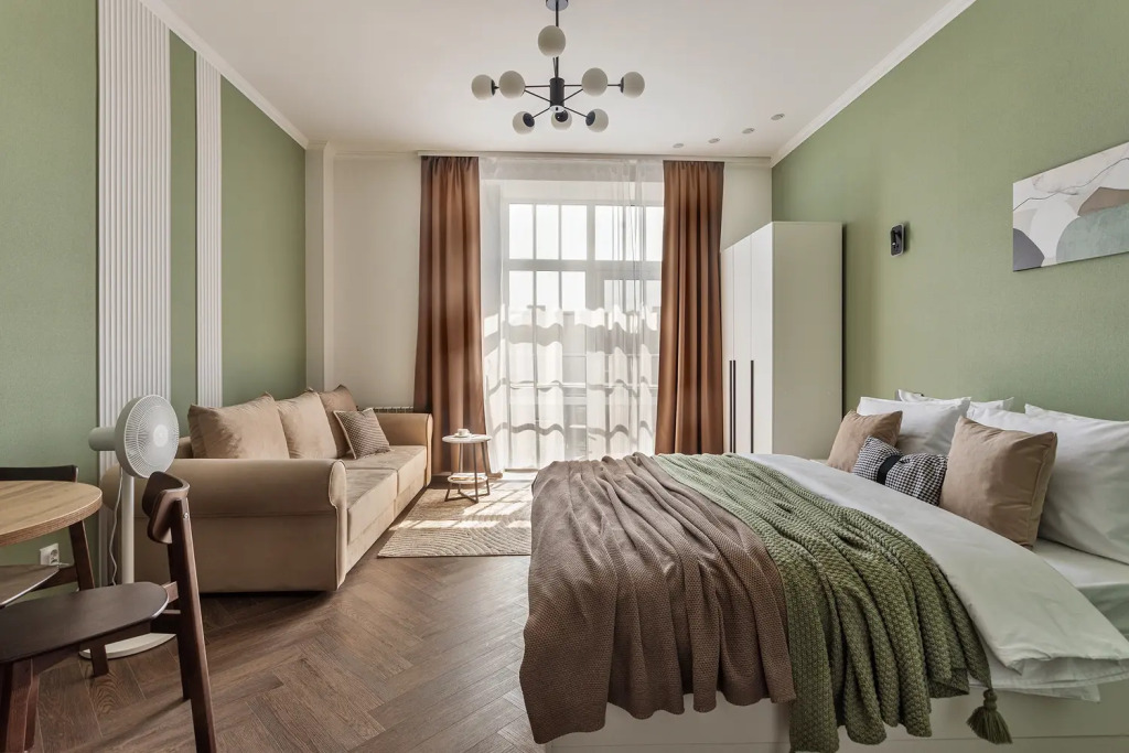 Фотография квартиры Квартира JN Apartments Дизайнерская Видовая Студия с Балконом