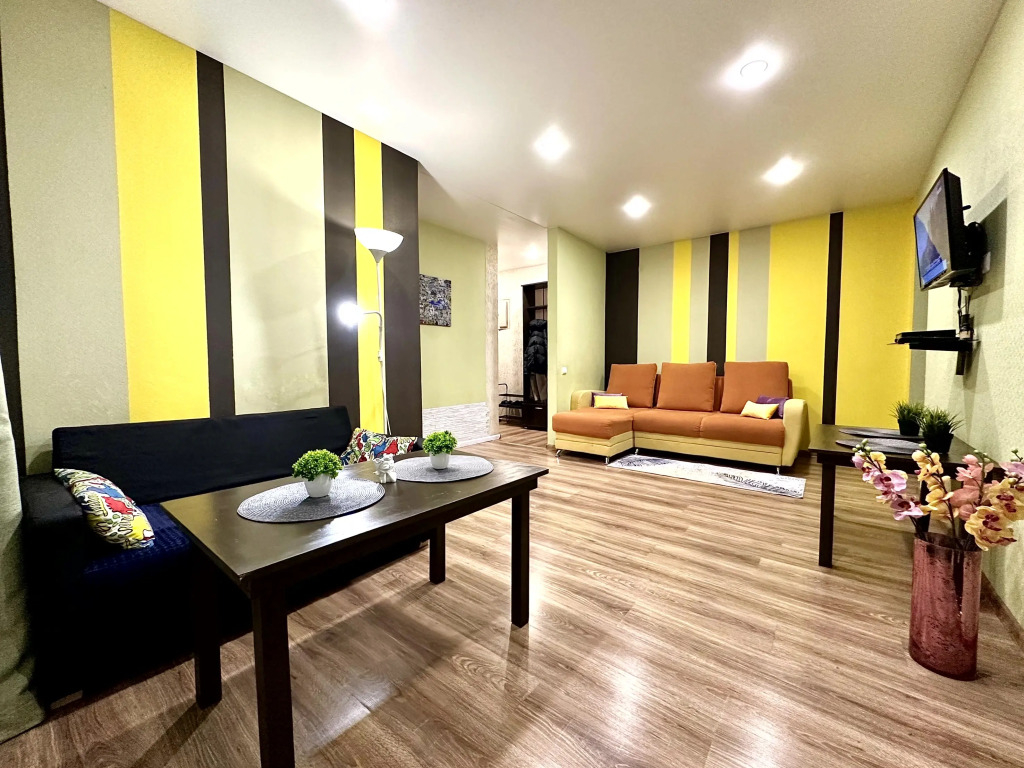 Фотография квартиры Квартира трехкомнатная рядом с ТЦ Тополь Cети апартаментов На время