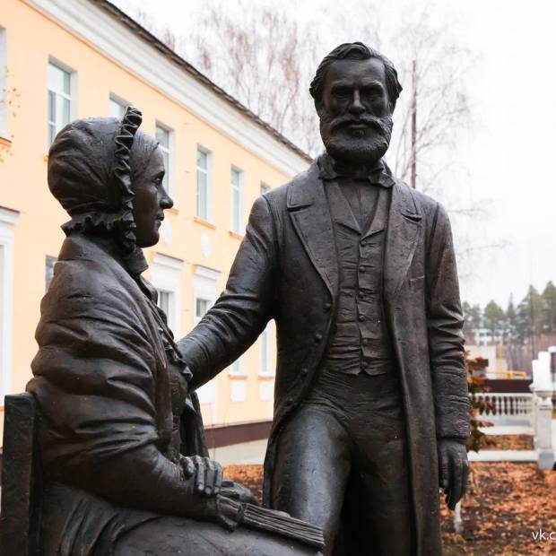 Фотография памятника Памятник Лев Толстой и Анна Петровна Бахметева