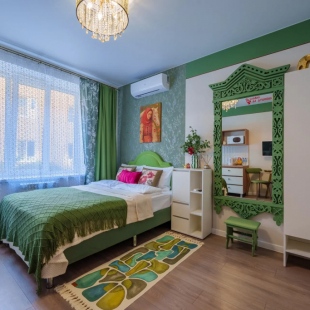 Фотография квартиры Квартира Студия 21м² в центре города в русском стиле