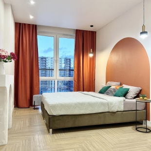 Фотография квартиры Апартаменты Квартира с панорамными окнами у Финского залива сети 4flats