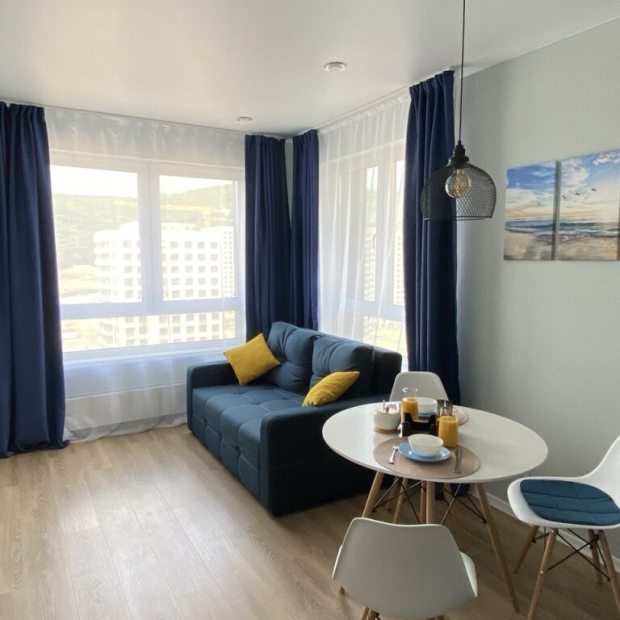 Фотографии квартиры 
            Квартира в Южно-Сахалинске 17 этаж