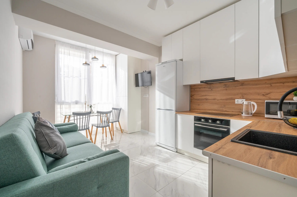 Фотография квартиры Светлая квартира с панорамными окнами. МПС 82