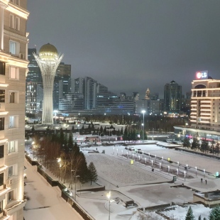 Фотография квартиры Апартаменты Трехкомнатные с Шикарным Видом на Байтерек 251