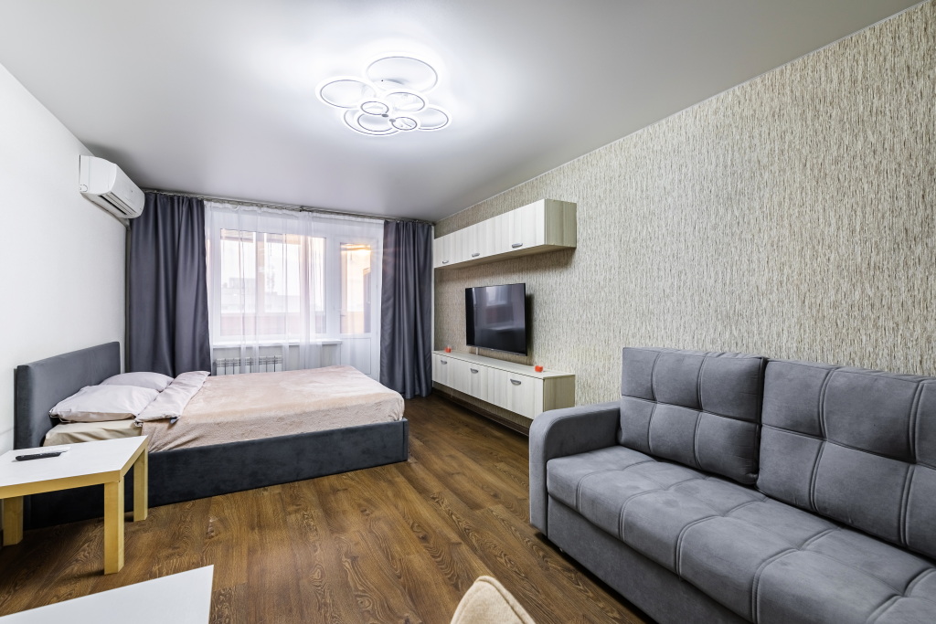 Фотография квартиры 1-к квартира в центре Казани с видом на Кремль