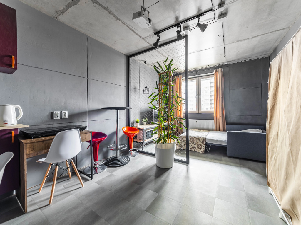 Фотография квартиры Квартира Plaum Hotel Cyber Студия Мурино